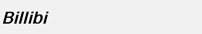 Billilin Gothic Bold Italic
