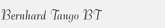 Bernhard Tango BT