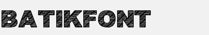 Batik Font1
