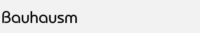 Bauhaus Medium BT