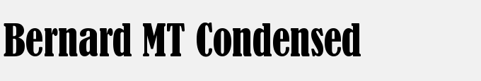 Bernard MT Condensed