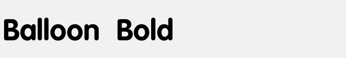 Balloon Bold