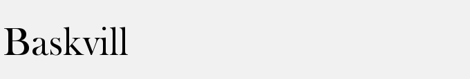 Baskerville Old Face