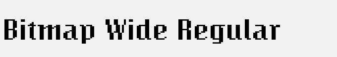 Bitmap Wide Regular