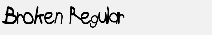 Broken Regular