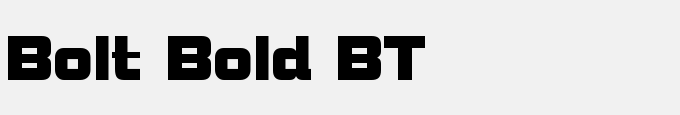 Bolt Bold BT