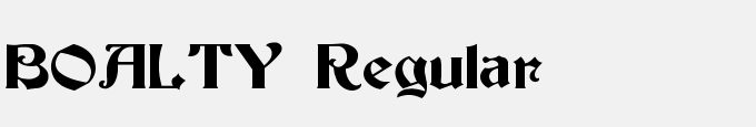 BOALTY Regular
