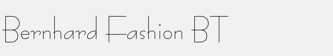 Bernhard Fashion BT