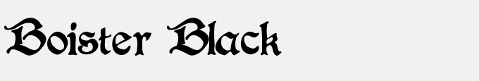 Boister Black
