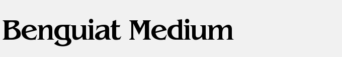 Benguiat Medium