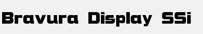 Bravura Display SSi