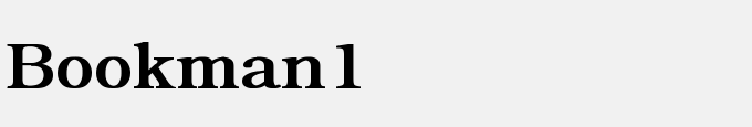 Bookman Bold