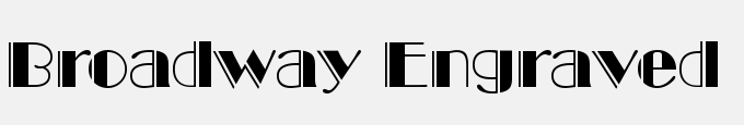 Broadway Engraved BT