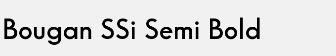 Bougan SSi Semi Bold