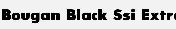 Bougan Black SSi Extra Bold