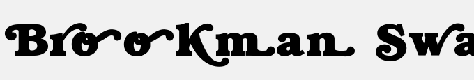 Brookman Swash Bold
