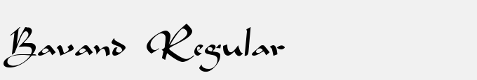 Bavand Regular