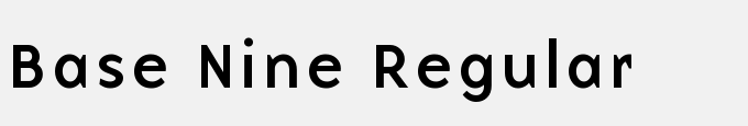 Base Nine Regular