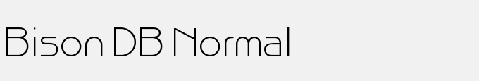 Bison DB Normal