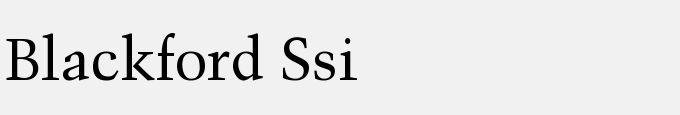 Blackford SSi
