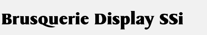 Brusquerie Display SSi