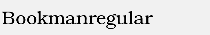 Bookman-Regular