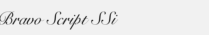 Bravo Script SSi