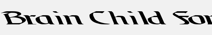 Brain Child Font Regular