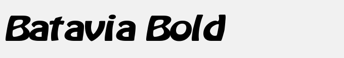 Batavia Bold