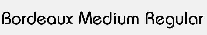 Bordeaux Medium Regular
