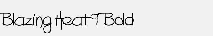 Blazing Heat9 Bold
