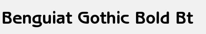 Benguiat Gothic Bold BT