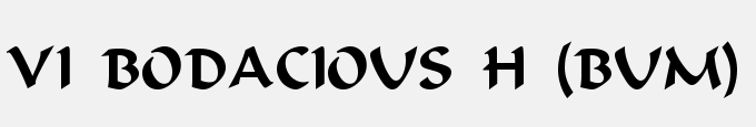VI Bodacious H (Bum) Normal