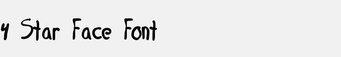 4 Star Face Font