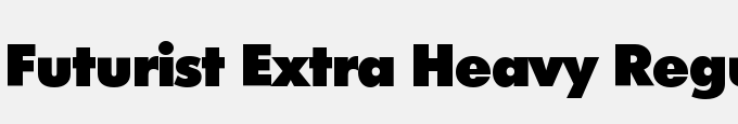 Futurist Extra Heavy Regular
