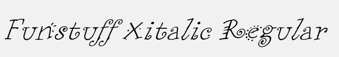 Funstuff Xitalic Regular