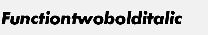 Functiontwobolditalic