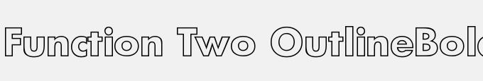Function Two Outline-Bold