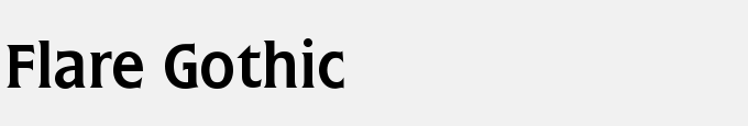 Flare Gothic