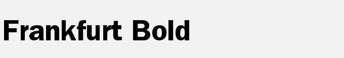 Frankfurt Bold