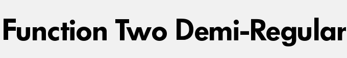 Function Two Demi-Regular