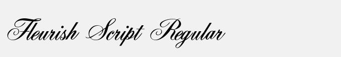 Fleurish Script Regular