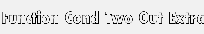 Function Cond Two Out Extrabold-Regular DB