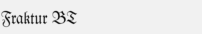 Fraktur BT