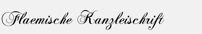 Flaemische Kanzleischrift
