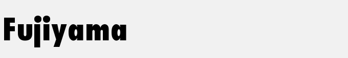 Fujiyama_Extra Bold-Normal