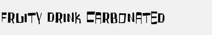 Fruity Drink Carbonated
