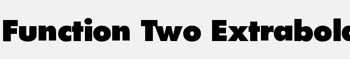 Function Two Extrabold-Regular