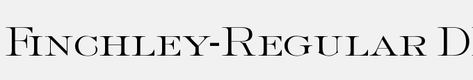 Finchley-Regular DB