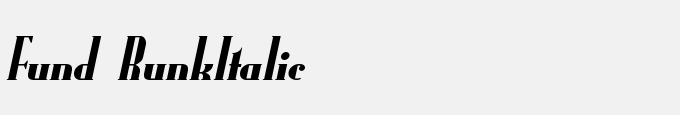 Fund Runk-Italic